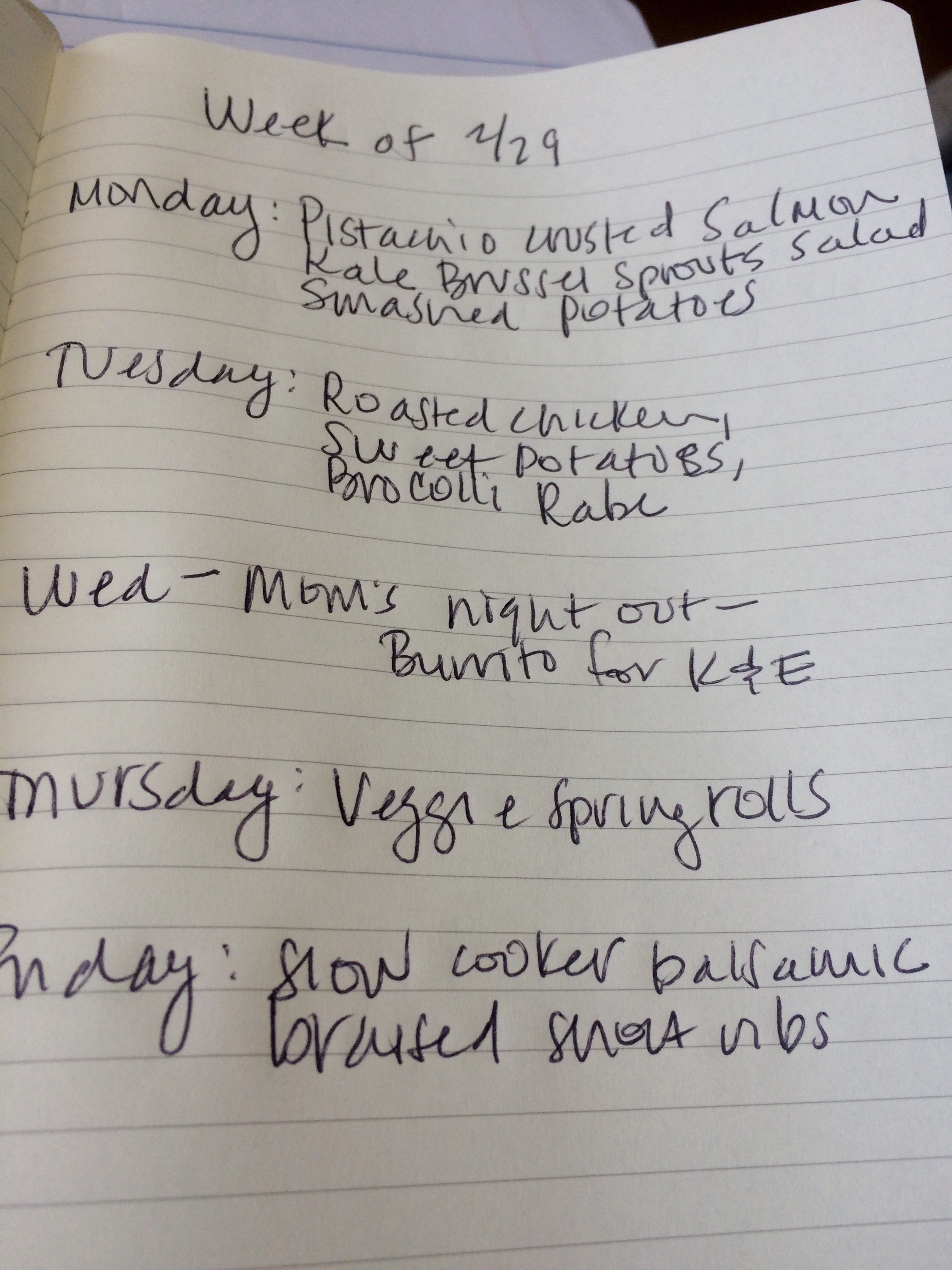 Meal Plan Ideas