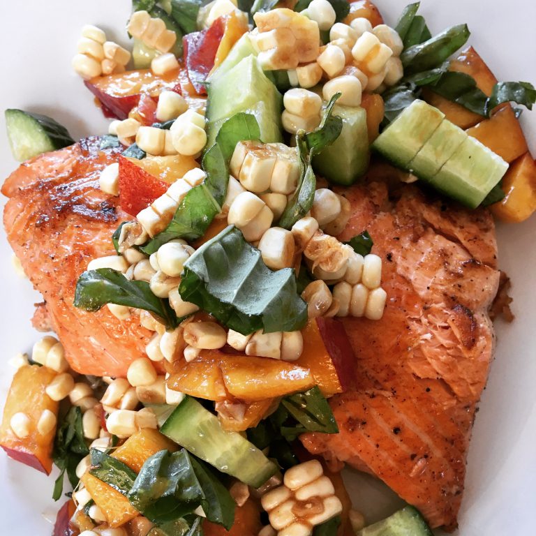 Farmer’s Market Peach Salad