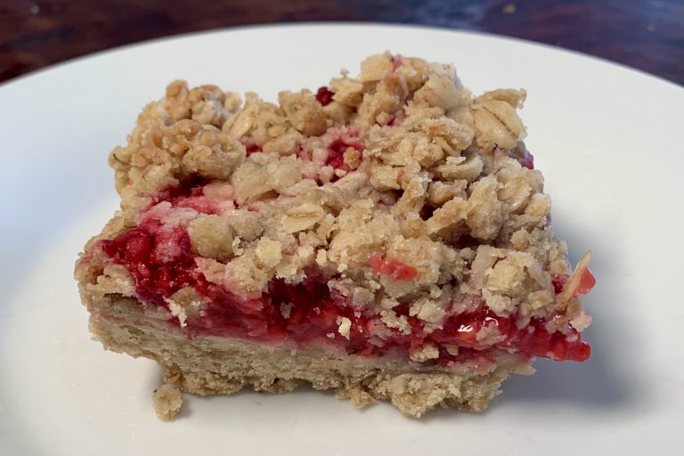 Strawberry Crumble Bars